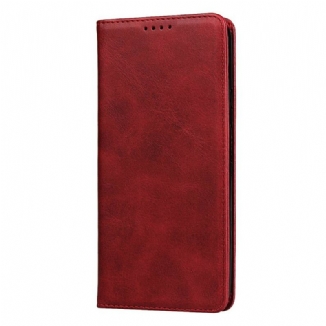 Capa De Celular Para Google Pixel 4 Flip Costura De Couro Sintético Premium