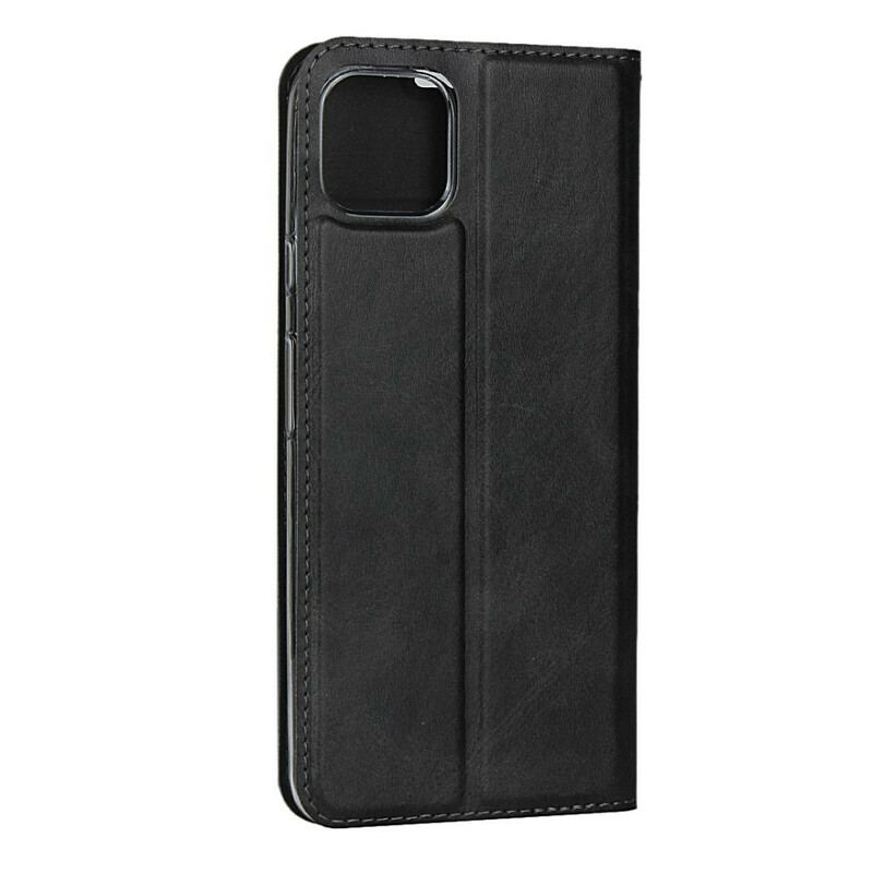 Capa De Celular Para Google Pixel 4 Flip Estilo De Couro Macio Com Alça