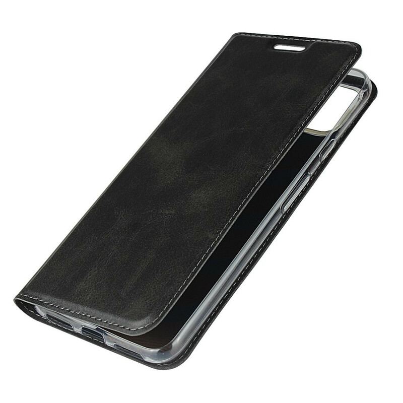 Capa De Celular Para Google Pixel 4 Flip Estilo De Couro Macio Com Alça