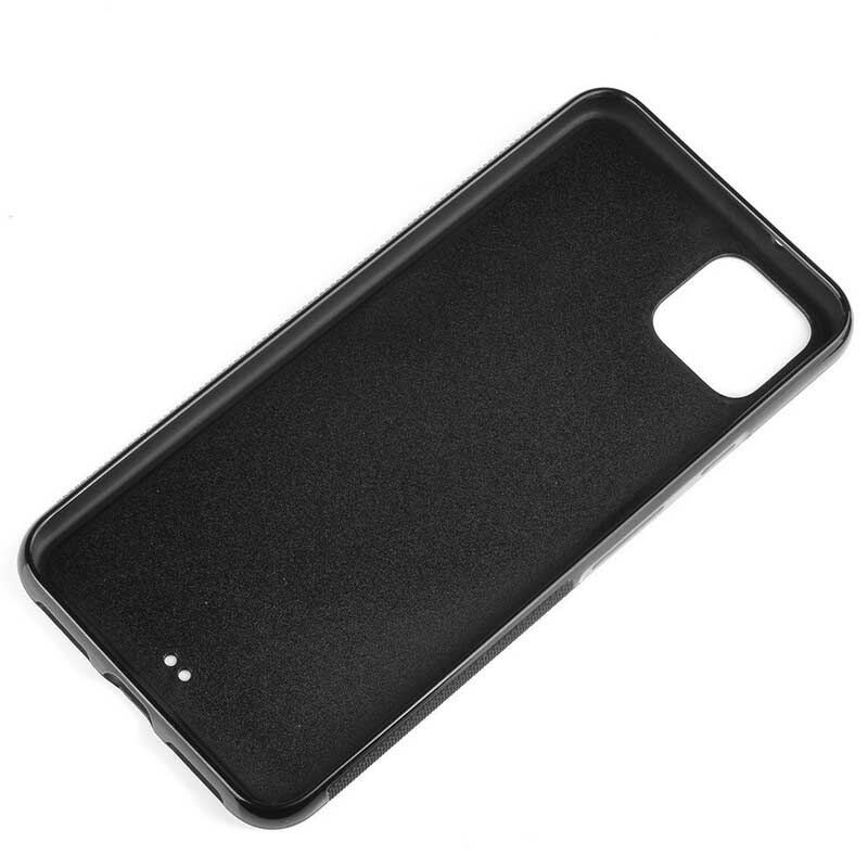 Capa Para Google Pixel 4 Couro Sintético De Dois Tons