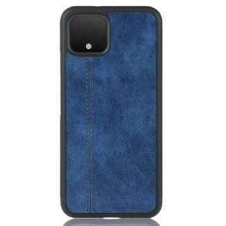 Capa Para Google Pixel 4 Efeito Couro Couture