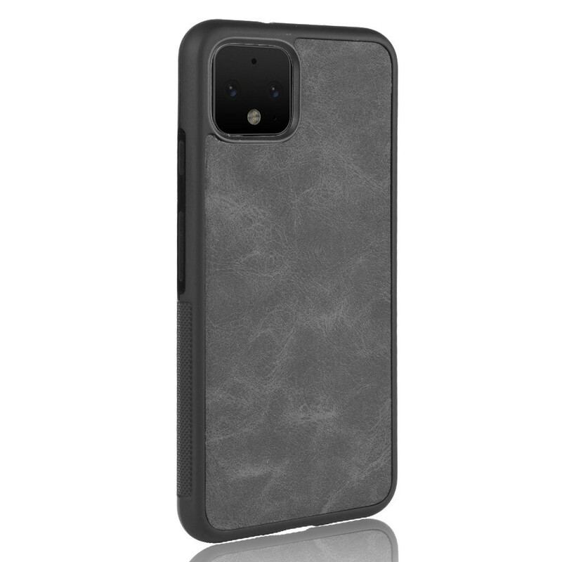 Capa Para Google Pixel 4 Efeito Couro Estilo Vintage