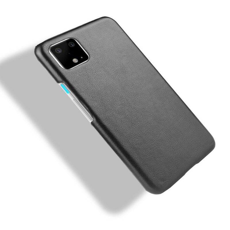 Capa Para Google Pixel 4 Efeito Couro Lichia