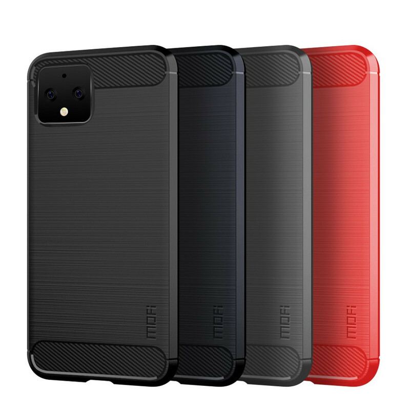 Capa Para Google Pixel 4 Fibra De Carbono Escovada Mofi