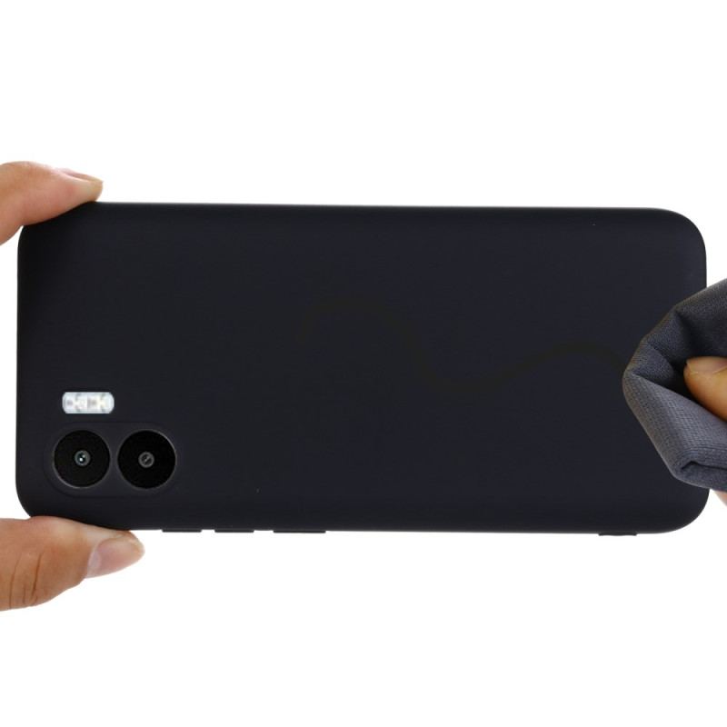 Capa De Celular Para Xiaomi Redmi A1 De Cordão Tiras De Silicone Líquido