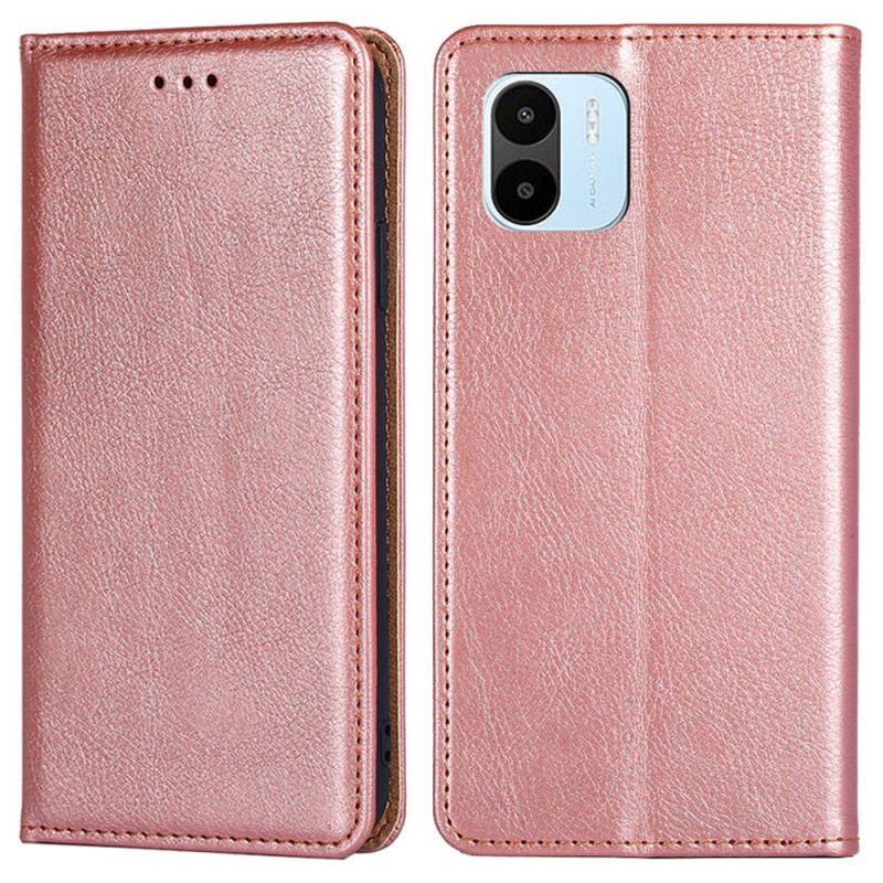 Capa De Celular Para Xiaomi Redmi A1 Flip Costura De Couro Falso