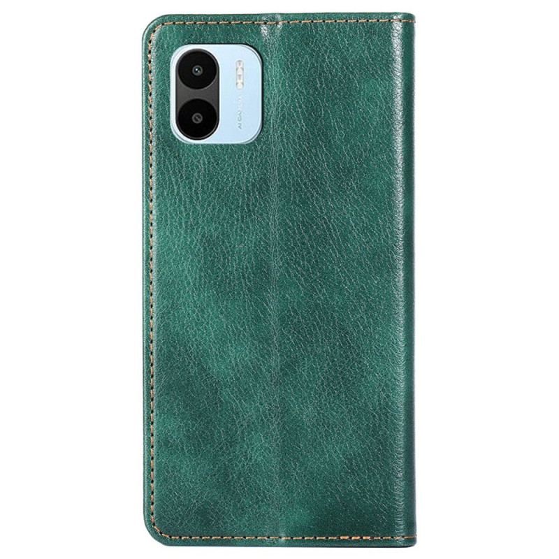 Capa De Celular Para Xiaomi Redmi A1 Flip Costura De Couro Falso