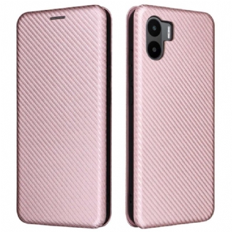 Capa De Celular Para Xiaomi Redmi A1 Flip Fibra De Carbono