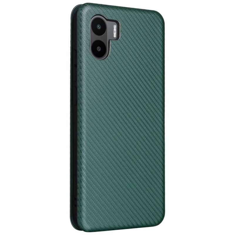 Capa De Celular Para Xiaomi Redmi A1 Flip Fibra De Carbono