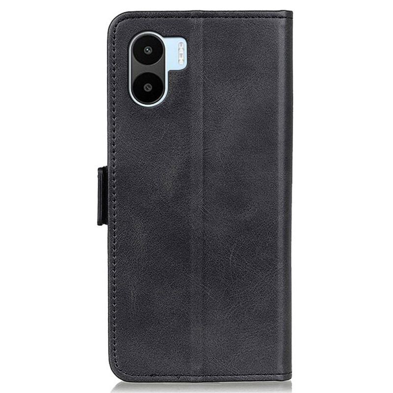 Capa De Couro Para Xiaomi Redmi A1 Flip Aba Dupla Clássica