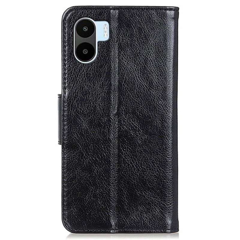 Capa De Couro Para Xiaomi Redmi A1 Couro Napa Rachado