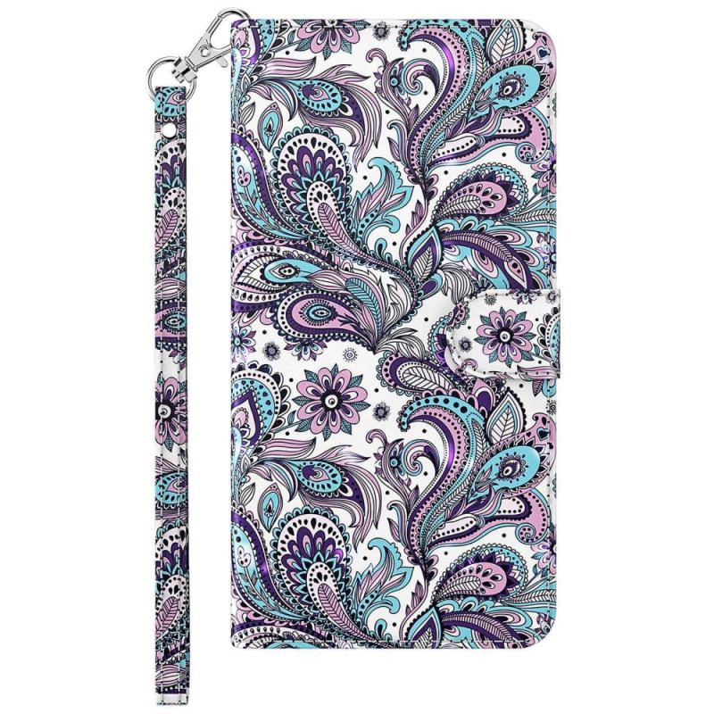 Capa De Couro Para Xiaomi Redmi A1 Paisley