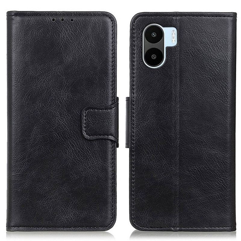 Capa Em Pele Para Xiaomi Redmi A1 Fecho Reversível