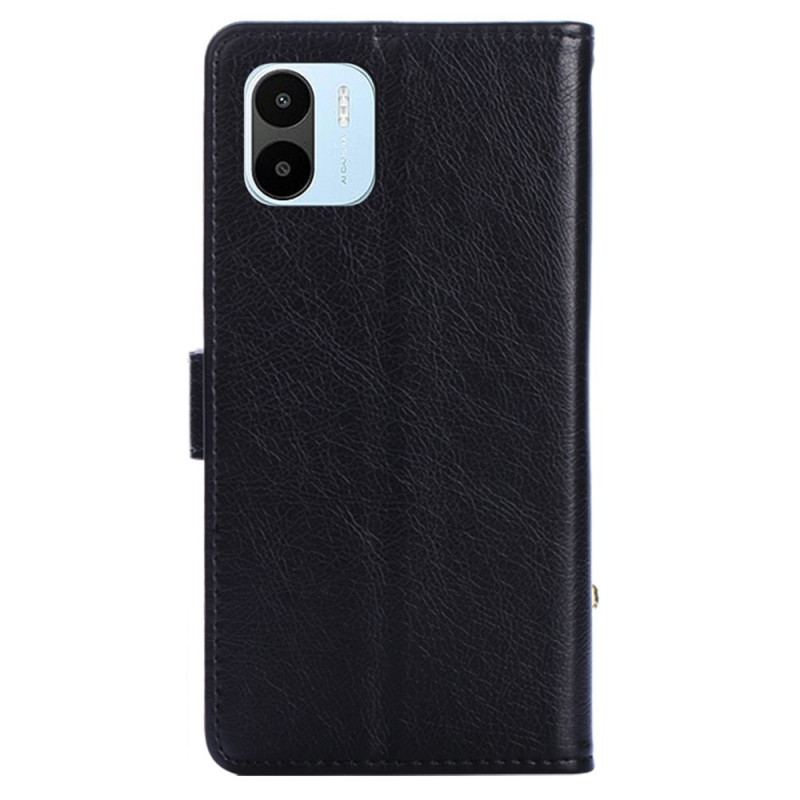 Capa Em Pele Para Xiaomi Redmi A1 Porta-moedas Frontal