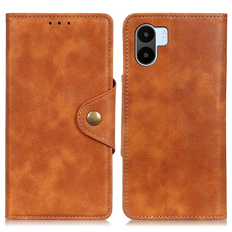 Capa Flip Para Xiaomi Redmi A1 Botão Magnético