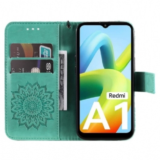 Capa Flip Para Xiaomi Redmi A1 De Cordão Tanga Sol