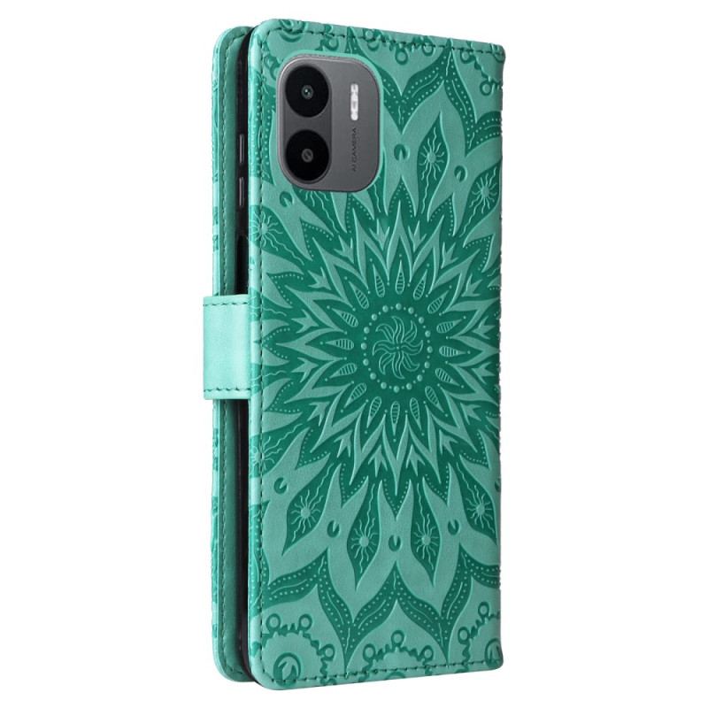 Capa Flip Para Xiaomi Redmi A1 De Cordão Tanga Sol