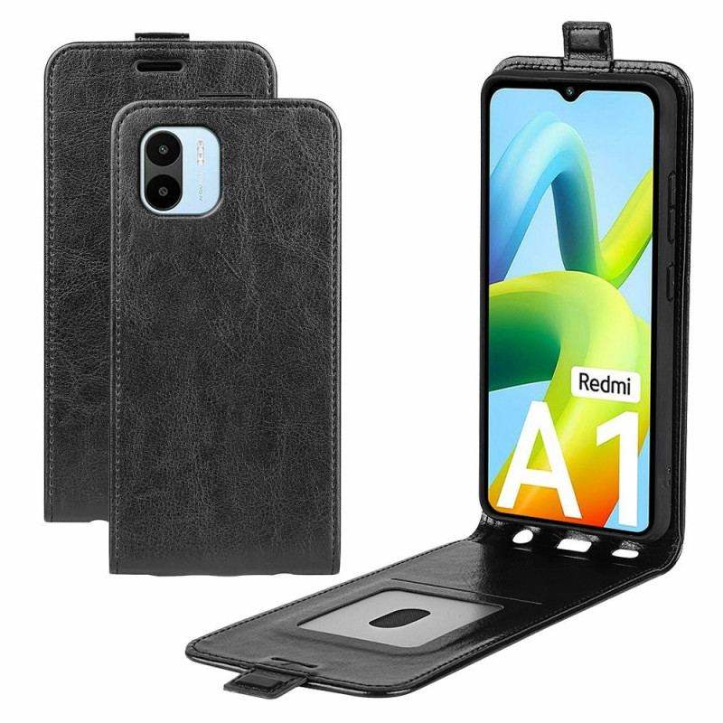 Capa Flip Para Xiaomi Redmi A1 De Couro Aba Vertical