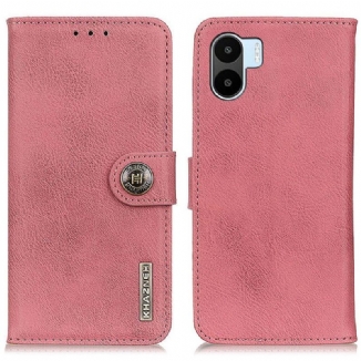 Capa Flip Para Xiaomi Redmi A1 Imitação De Couro Khazneh