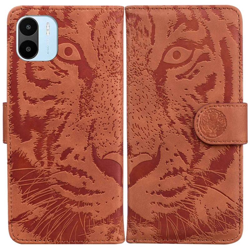 Capa Flip Para Xiaomi Redmi A1 Pegada De Tigre