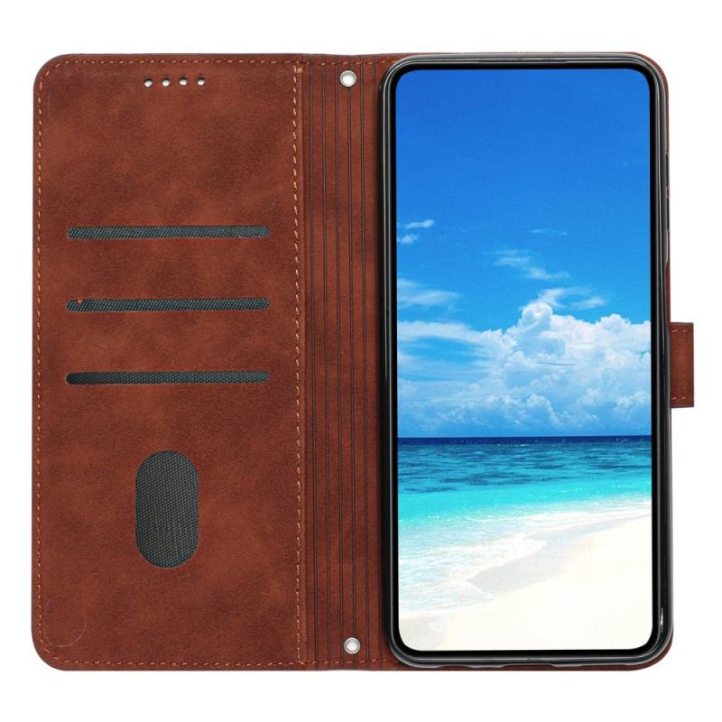 Capa Flip Para Xiaomi Redmi A1 Sorria Com Cordão