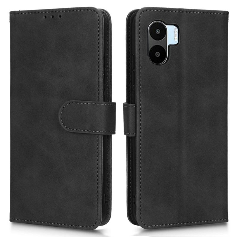 Capa Flip Para Xiaomi Redmi A1 Toque De Pele