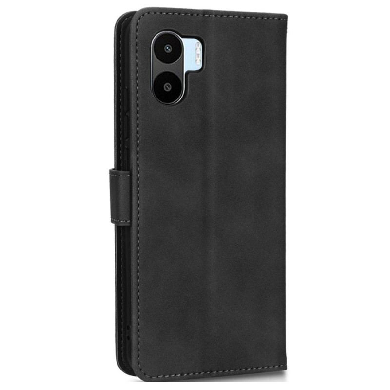 Capa Flip Para Xiaomi Redmi A1 Toque De Pele