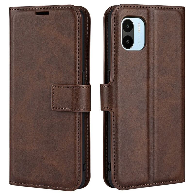 Capa Folio Para Xiaomi Redmi A1 Efeito Couro Fino Extremo