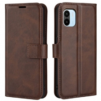 Capa Folio Para Xiaomi Redmi A1 Efeito Couro Fino Extremo