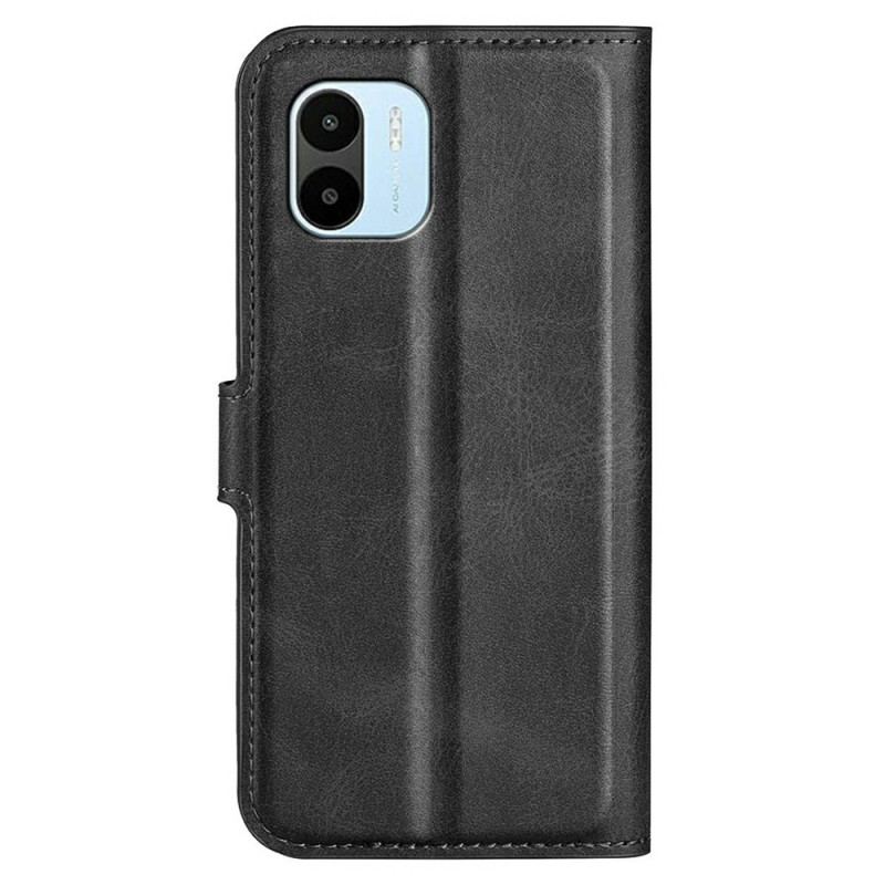 Capa Folio Para Xiaomi Redmi A1 Efeito Couro Fino Extremo