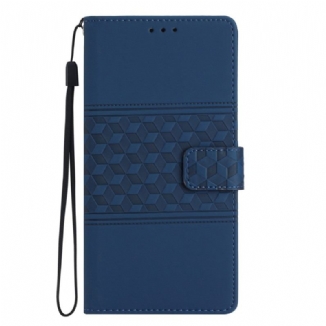 Capa Folio Para Xiaomi Redmi A1 Friso E Cinta