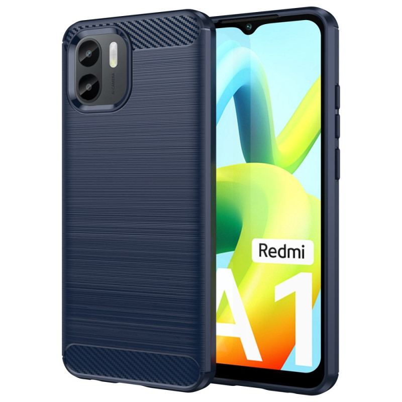 Capa Para Xiaomi Redmi A1 Fibra De Carbono Escovada