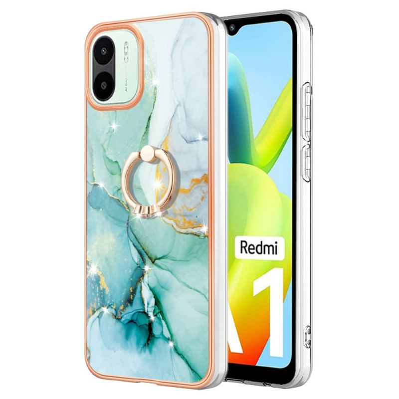 Capa Para Xiaomi Redmi A1 Mármore Com Suporte De Anel