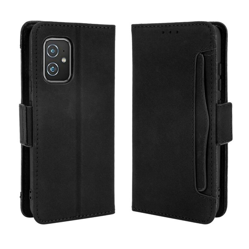 Capa Flip Para Asus Zenfone 8 Multi-card Premier Class