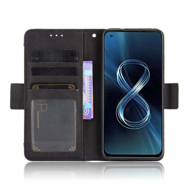 Capa Flip Para Asus Zenfone 8 Multi-card Premier Class