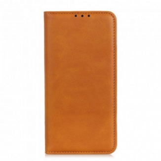 Capa De Celular Para Oppo A94 5G Flip Couro Rachado Elegância