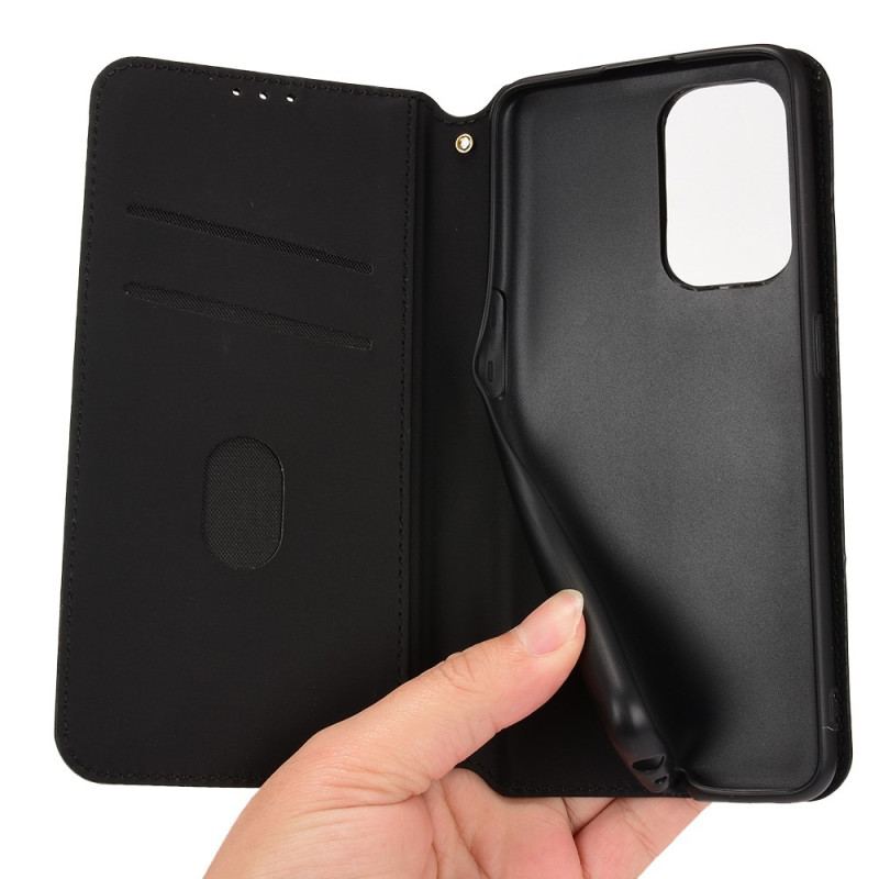 Capa De Celular Para Oppo A94 5G Flip Em Couro Falso