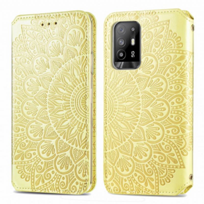 Capa De Celular Para Oppo A94 5G Flip Mandala