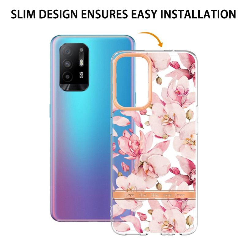 Capa De Celular Para Oppo A94 5G Flor De Begônia