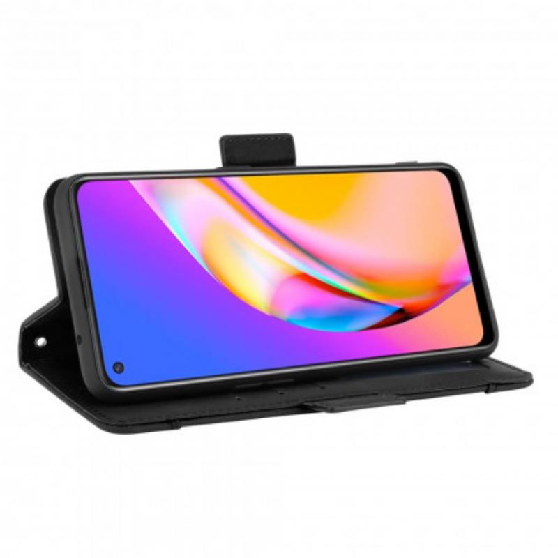 Capa De Couro Para Oppo A94 5G Multi-card Premier Class