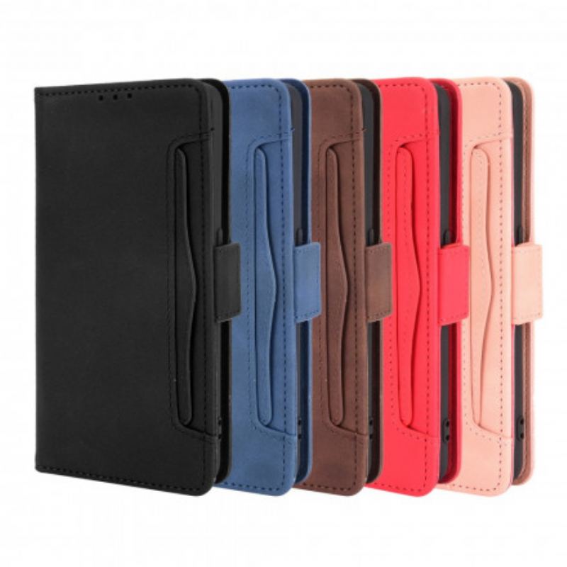 Capa De Couro Para Oppo A94 5G Multi-card Premier Class