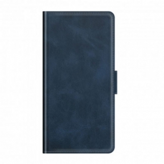 Capa Flip Para Oppo A94 5G De Couro Aba Dupla