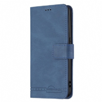 Capa Flip Para Oppo A94 5G Couro Sintético