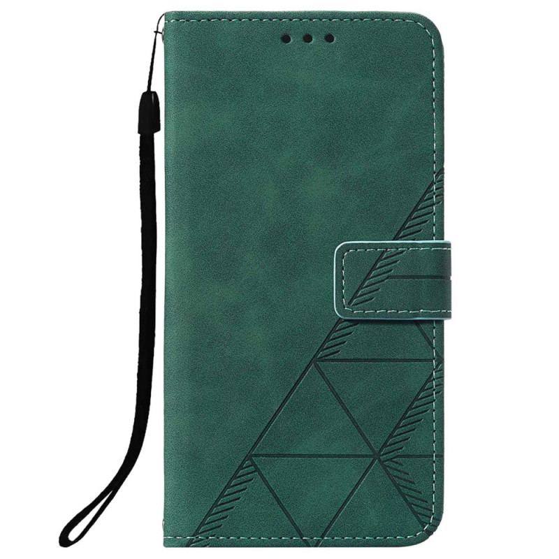 Capa Flip Para Oppo A94 5G Couro Sintético Com Alça