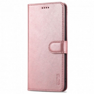 Capa Flip Para Oppo A94 5G Efeito Couro Azns