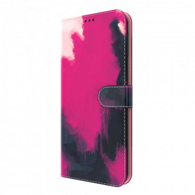 Capa Folio Para Oppo A94 5G Aquarela