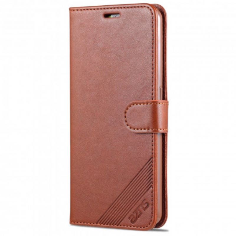 Capa Folio Para Oppo A94 5G Couro Sintético Azns