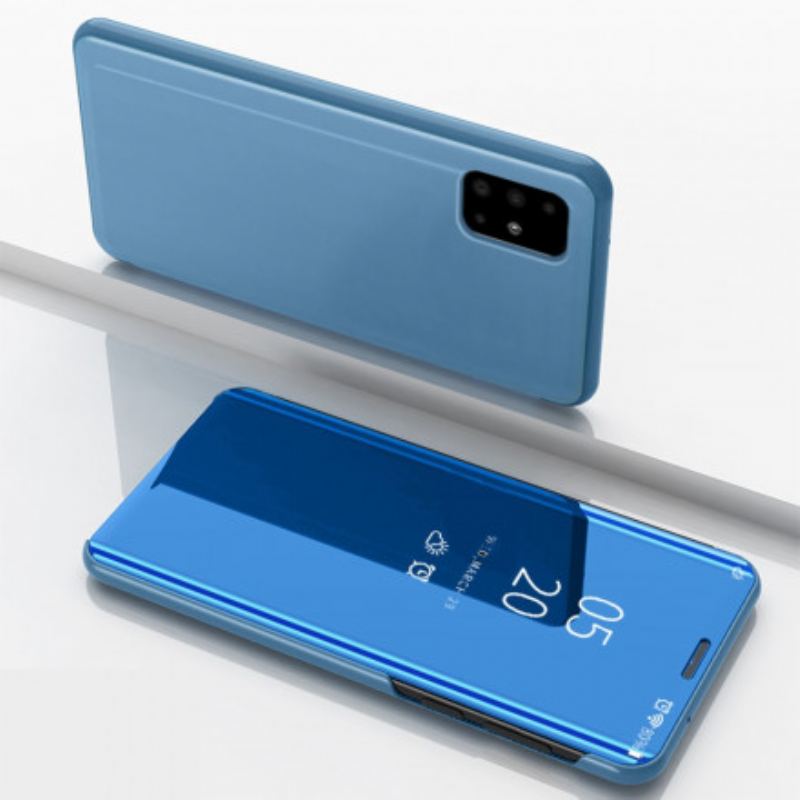 Capa De Celular Para Samsung Galaxy A71 5G Espelho E Couro Sintético