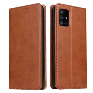 Capa De Celular Para Samsung Galaxy A71 5G Flip Couro Legitimo