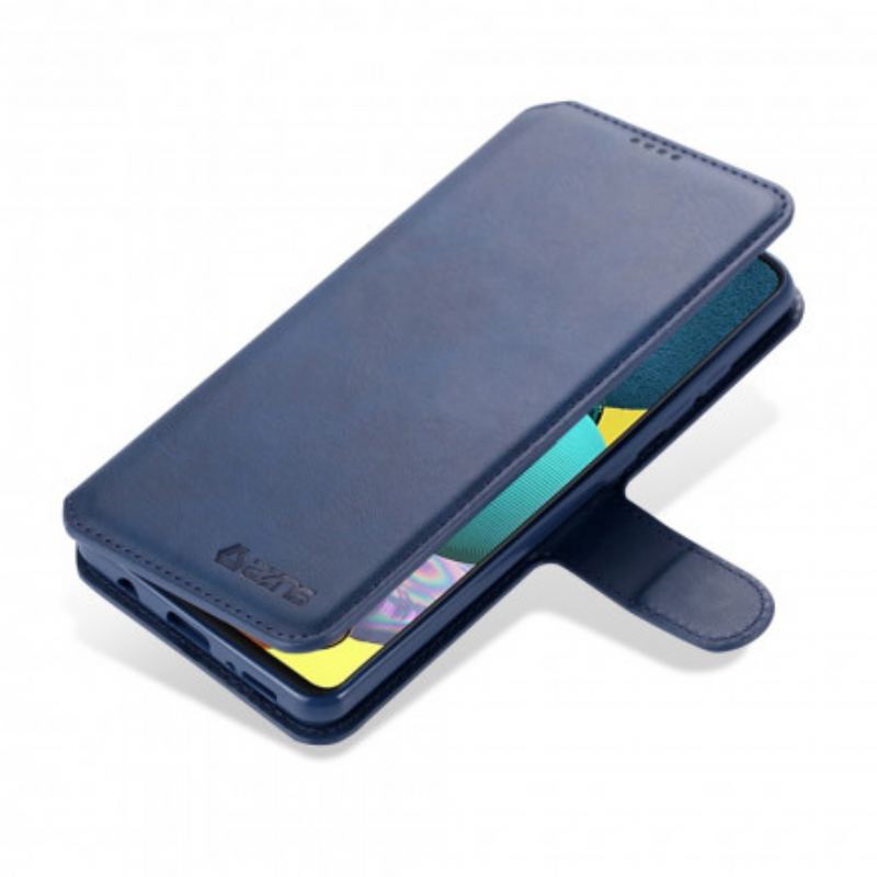 Capa De Couro Para Samsung Galaxy A71 5G Azns Retrô